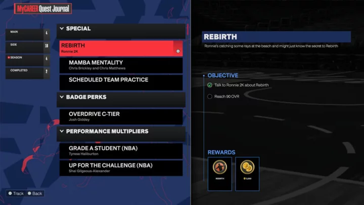 How to Unlock Rebirth in NBA 2K24