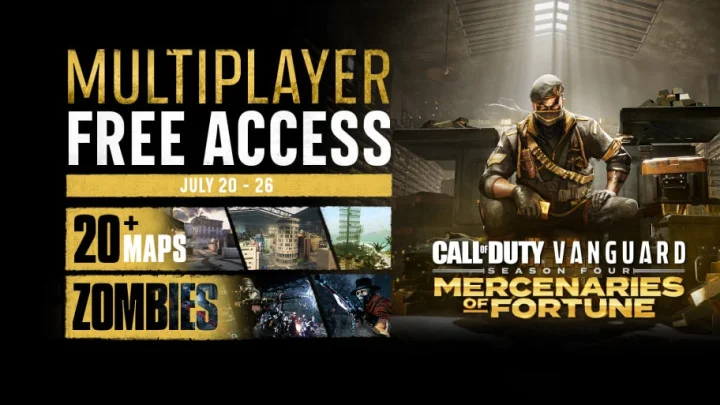 Vanguard Season 4 Multiplayer, Zombies Free Access Week Starts July 20