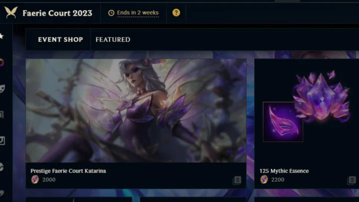 League of Legends Faerie Court Event Pass End Date